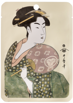 Maska UKIYO-E z Mleczkiem Pszczelim i Kwiatem Wiśni Japońskiej